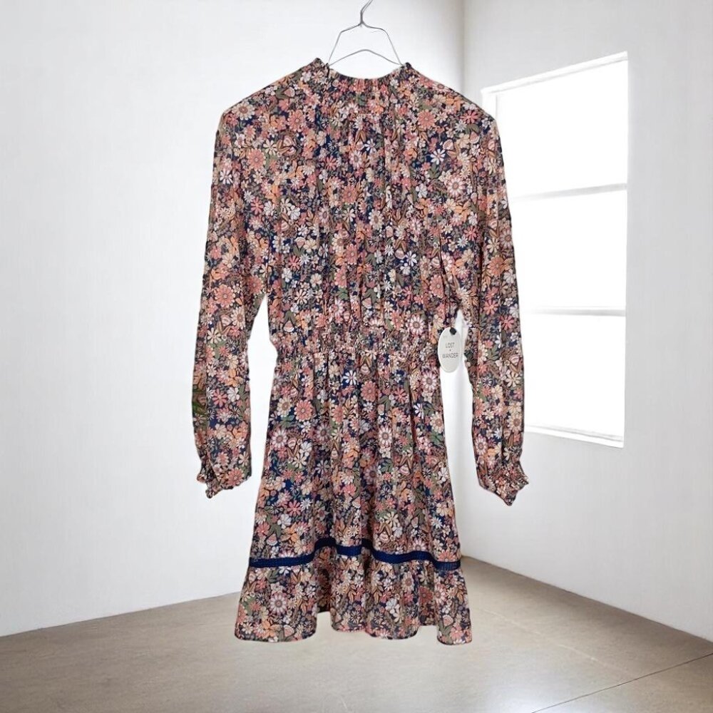 NWT Lost + Wander FLOWER POWER MINI DRESS - Picture 2 of 7